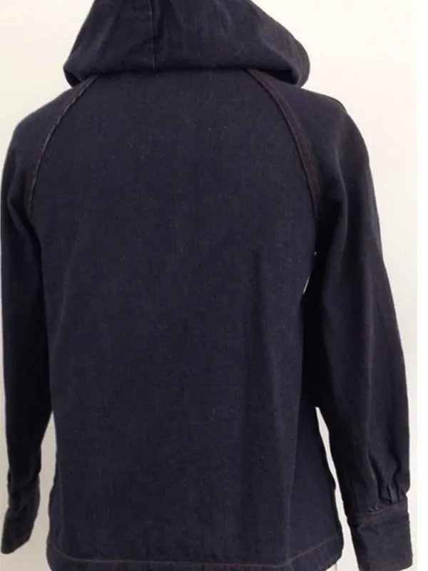 Stranger Things Dustin Henderson Hooded Denim Jacket
