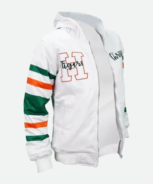 Chrissy Cunningham hoodie Stranger Things S04 colorblock zip hoodie