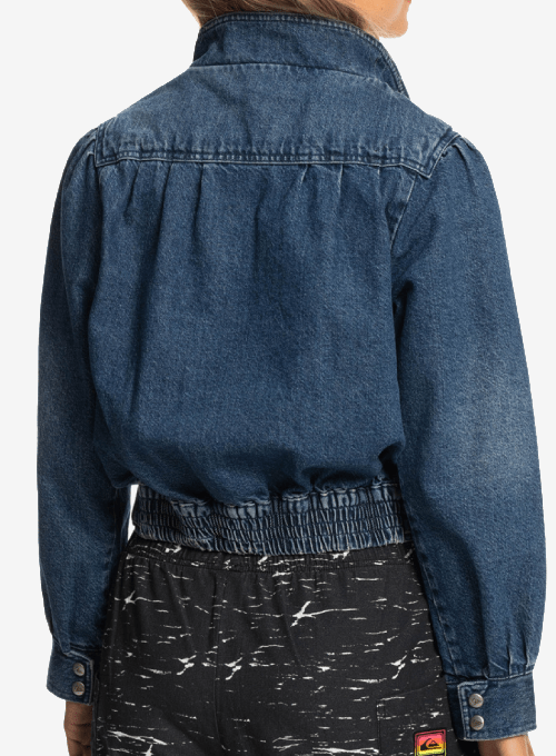 Nancy Wheeler Stranger Things blue denim jacket inspired by Netflix series