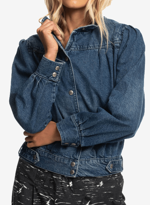 Nancy Wheeler Stranger Things blue denim jacket inspired by Netflix series