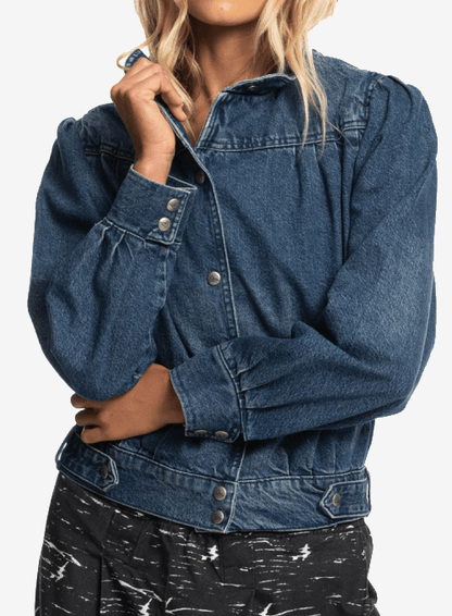 Nancy Wheeler Stranger Things blue denim jacket inspired by Netflix series