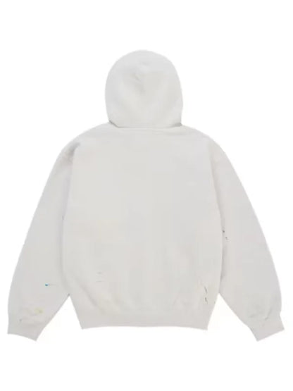 Supreme MM6 Maison Margiela Box Logo Zip Up Hooded Sweatshirt White