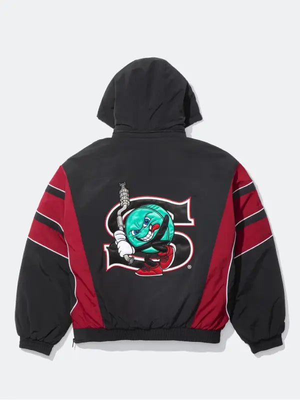 Supreme Salem Half Zip Stadium Jacket