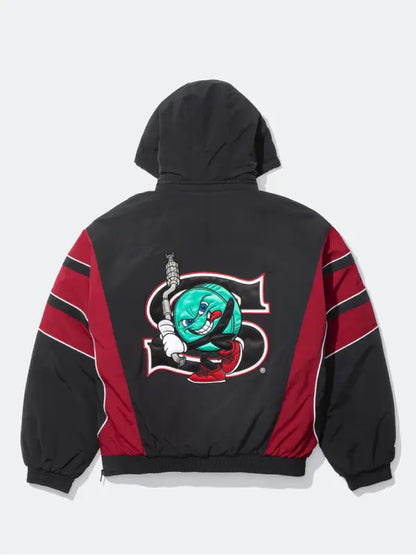 Supreme Salem Half Zip Stadium Jacket