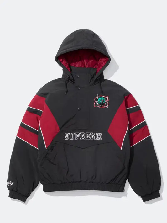 Supreme Salem Half Zip Stadium Jacket