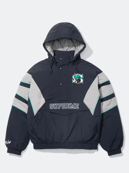 Supreme Salem Half Zip Stadium Jacket
