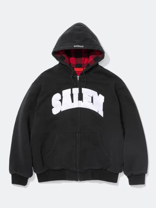 Supreme SALEM Zip Up Hooded Sweatshirt