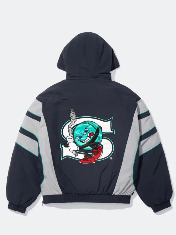 Supreme Salem Half Zip Stadium Jacket