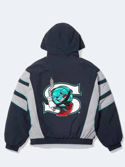Supreme Salem Half Zip Stadium Jacket