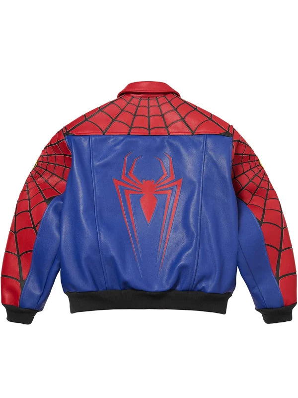 Supreme Vanson Spider Man Leather Jacket