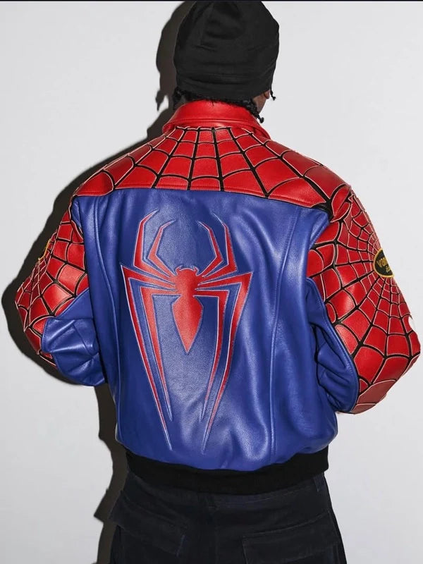 Supreme Vanson Spider Man Leather Jacket