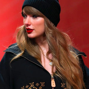 Taylor Swift Louis Vuitton Monogram Jacquard Knit Jacket