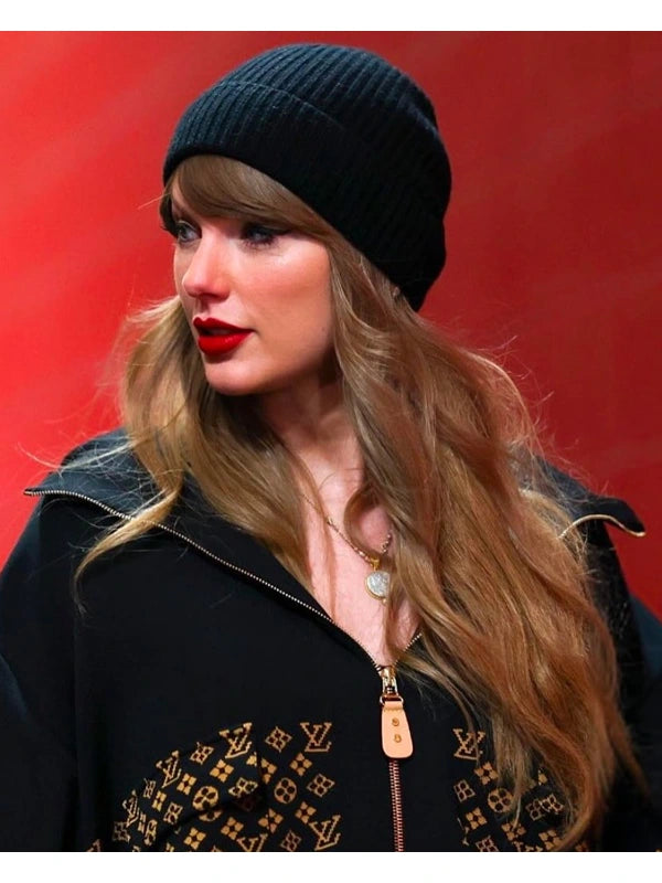 Taylor Swift Louis Vuitton Monogram Jacquard Knit Jacket
