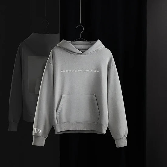 Taylor Swift The Tortured Poets Department Gray Hoodie