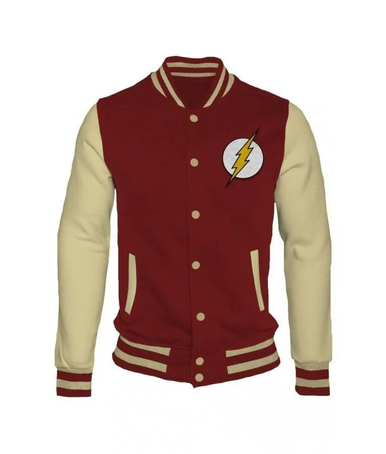 The Flash Varsity Bomber Jacket