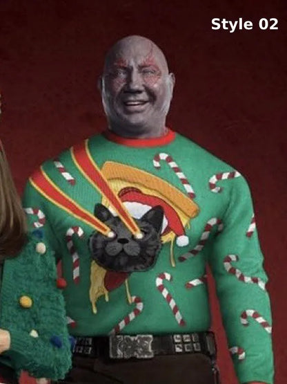 The Guardians of the Galaxy Holiday Special Drax Christmas Sweater