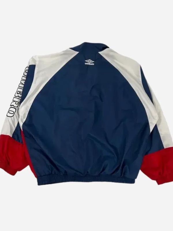 Vintage Umbro nylon jacket unisex retro sportswear 90s style with zip front