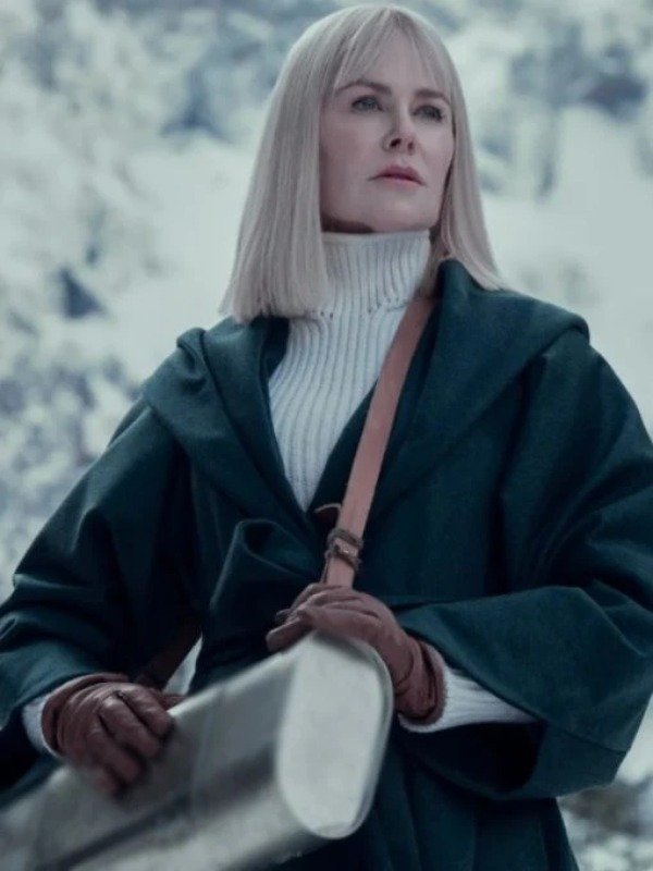 Nine Perfect Strangers Nicole Kidman Green Coat