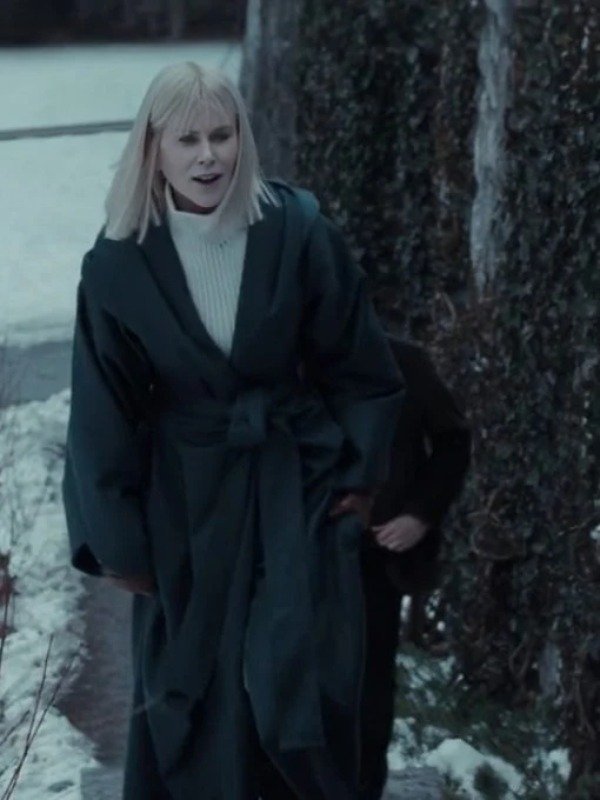 Nine Perfect Strangers Nicole Kidman Green Coat