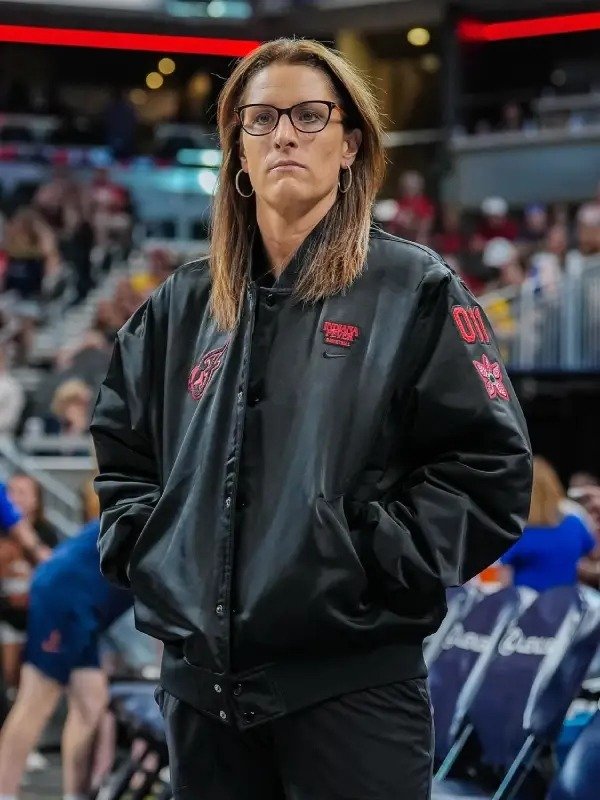 Indiana Fever Stranger Things Black Jacket