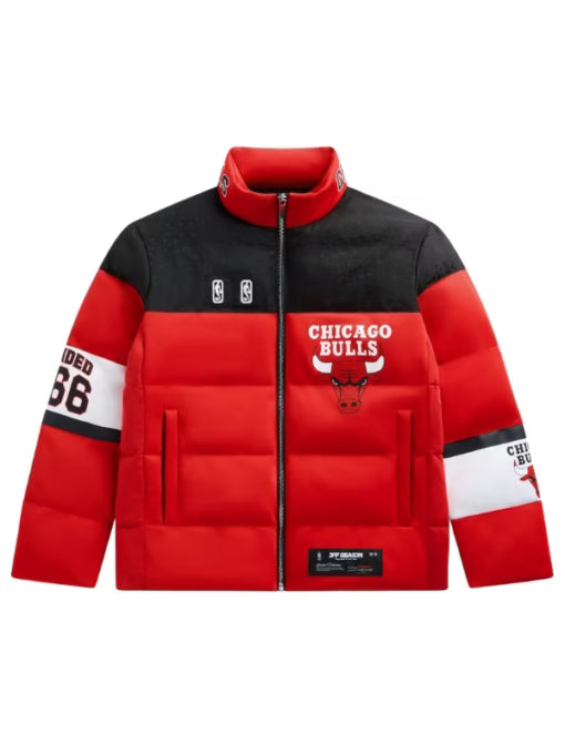 Chicago Bulls Red Puffer Jacket – Unisex NBA Team Winter Style