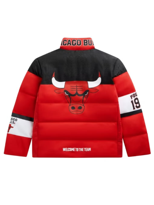 Chicago Bulls Red Puffer Jacket – Unisex NBA Team Winter Style