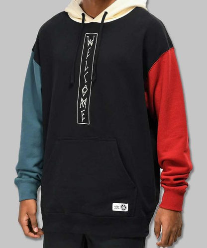 Welcome Black, Blue & Red Hoodie
