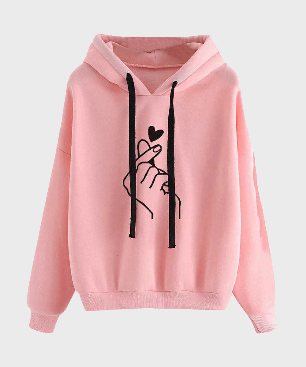 women oversized fleece hoodie pullover sweatshirt casual style