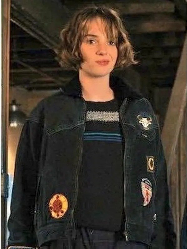 Stranger Things Season 4 Robin Buckley denim jacket inspired by Maya Hawke
