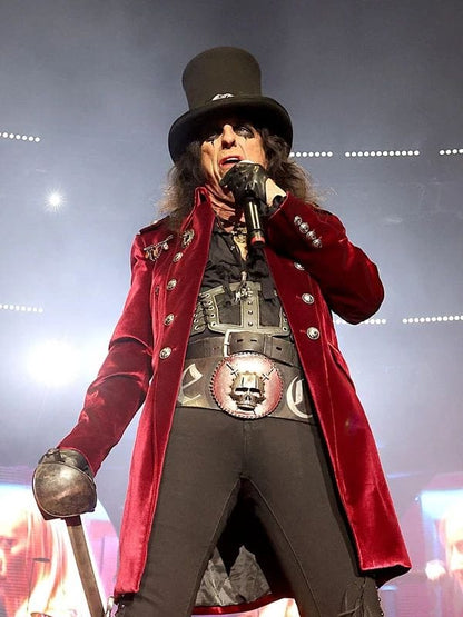 Alice Cooper Red Velvet Coat
