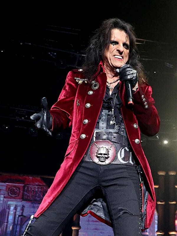Alice Cooper Red Velvet Coat
