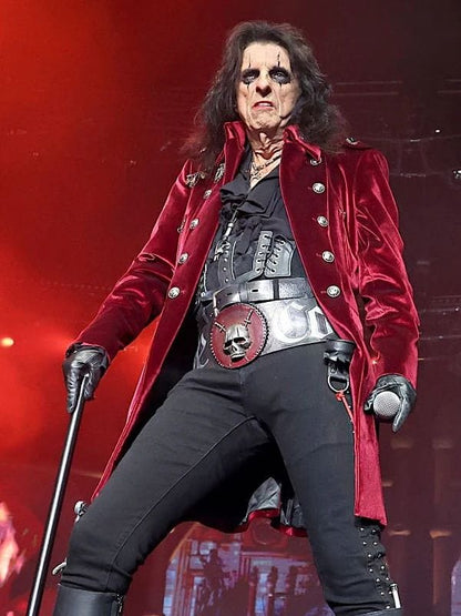 Alice Cooper Red Velvet Coat