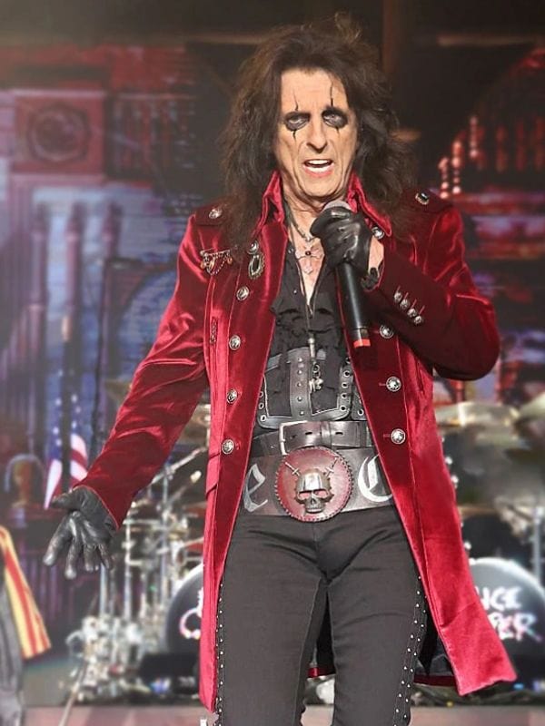 Alice Cooper Red Velvet Coat