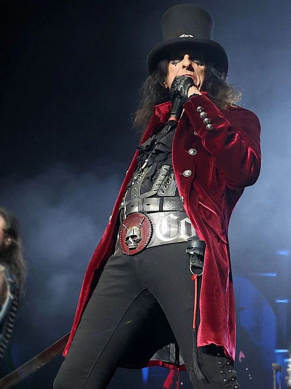 Alice Cooper Red Velvet Coat