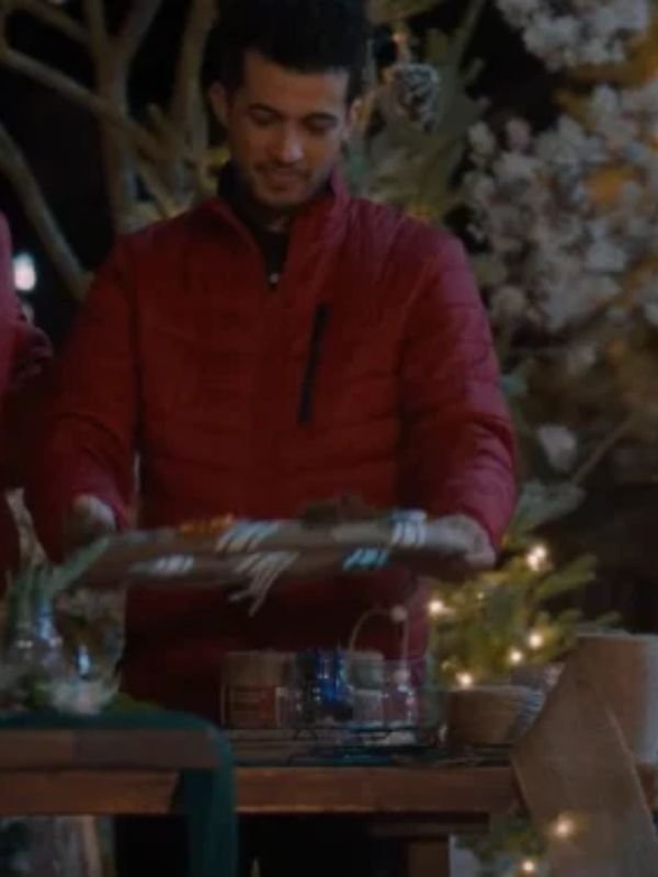 The 5-Year Christmas Party Jordan Fisher Red Jacket