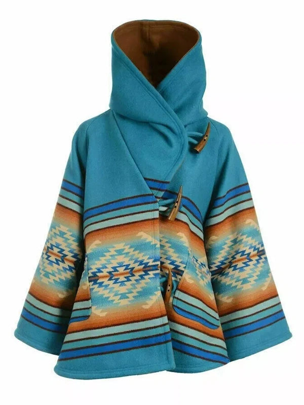 Kelly Reilly Yellowstone Blue Hooded Coat