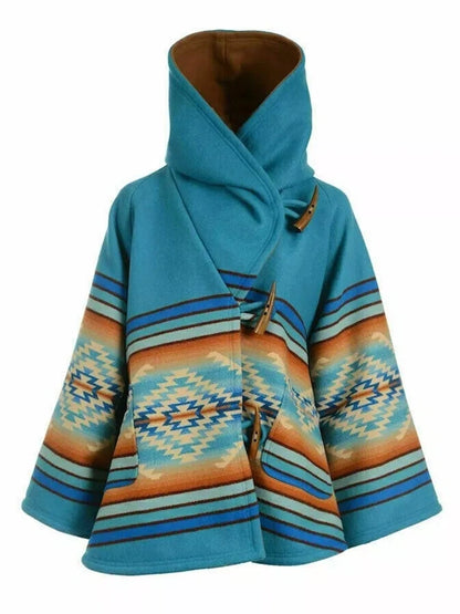 Kelly Reilly Yellowstone Blue Hooded Coat