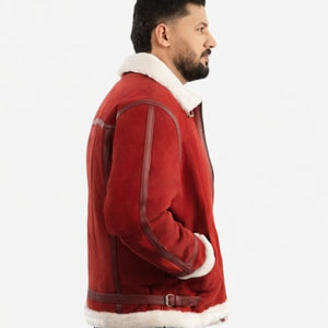 Men’s Classic Spirited Shearling Leather Jacket
