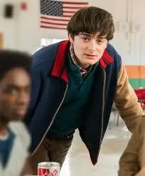 Stranger Things Will Byers wool jacket zip-front retro 80s fashion