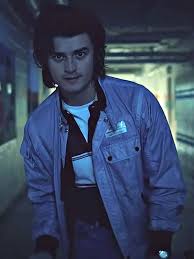 Steve Harrington Bomber Jacket - Stranger Things S04 Blue Style