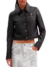 Masha Dmitrichenko Black Leather Jacket - Nine Perfect Strangers S02 Style