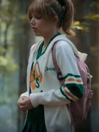 Chrissy Cunningham hoodie Stranger Things S04 colorblock zip hoodie