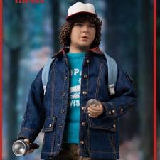 Dustin Henderson Denim Jacket - Stranger Things Hooded Blue Style
