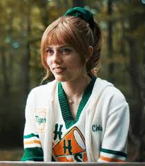 Chrissy Cunningham hoodie Stranger Things S04 colorblock zip hoodie