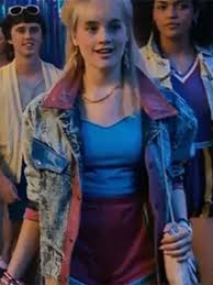 Angela Denim Jacket - Stranger Things S04 Distressed Style