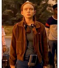 Max Mayfield Corduroy Jacket - Stranger Things S04 Sadie Sink Brown Jacket