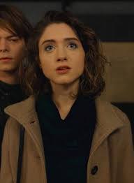 Nancy Wheeler brown wool coat Stranger Things S03 lapel style
