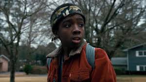 Lucas Sinclair Red Denim Jacket – Stranger Things red denim shearling collar jacket