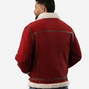 Men’s Classic Spirited Shearling Leather Jacket