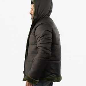 Men’s Wellsoft Reversible Shearling Hooded Jacket